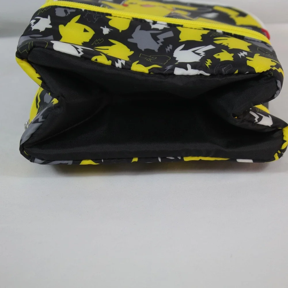Thermos x Pokémon Pikachu Black & Yellow Dual Pocket Insulated Lunch Bag - NEW